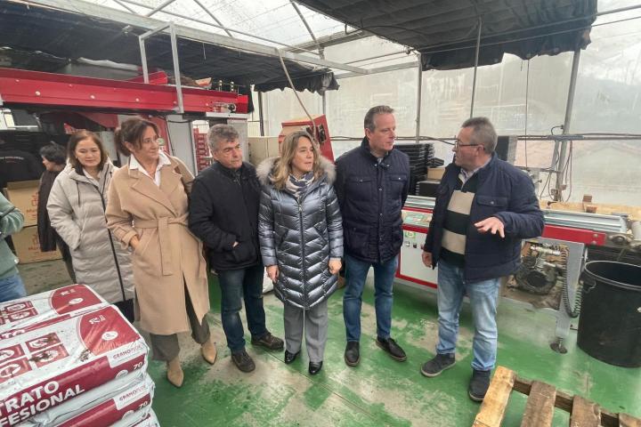 Visita consejero Camín Real de la Mesa